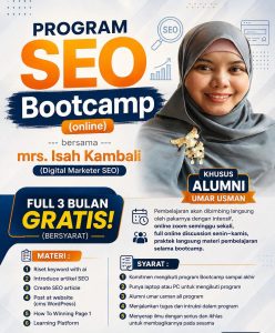 Sokong Keberlanjutan Usaha Alumni, Kampus Bisnis Umar Usman Latih Wirausaha Muda Kuasai SEO