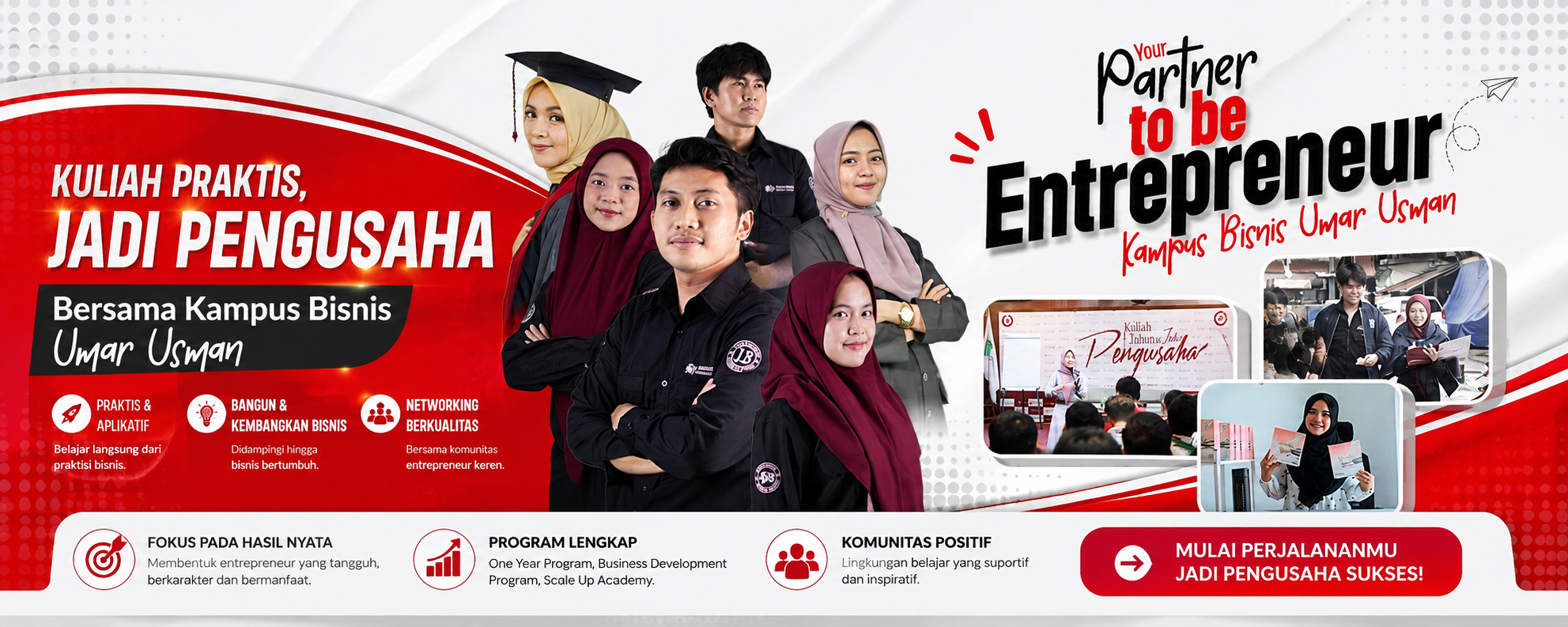 Kampus Bisnis Umar Usman untuk pendidikan entrepreneur