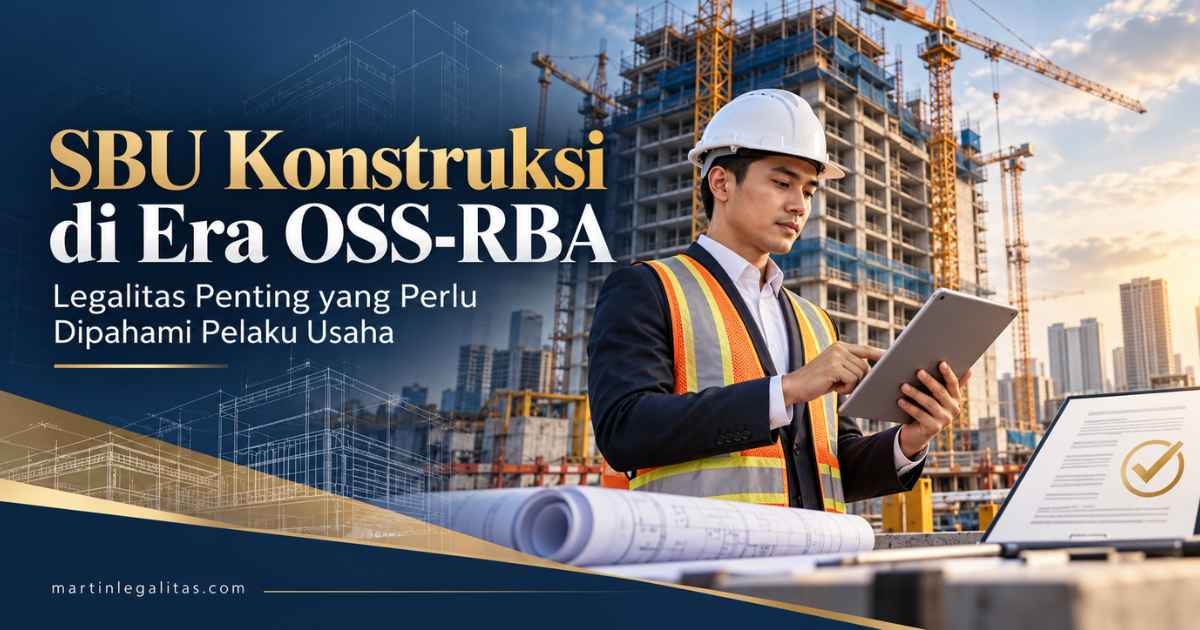 SBU Konstruksi di Era OSS-RBA: Legalitas Penting yang Perlu Dipahami Pelaku Usaha